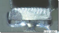 不沾錫，空焊不沾錫