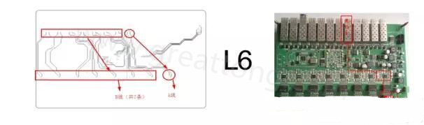 根據(jù)客戶端提供的信息，確認(rèn)為L6層光口8與芯片8之間的兩條差分阻抗線調(diào)試不通-深圳宏力捷