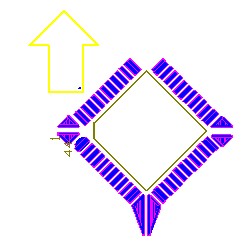 OFP和PLCC型集成塊如采用紅膠工藝過(guò)波峰,需采用斜角45度方式擺放，且每邊的最后一個(gè)引腳均需添加盜錫焊盤(pán)