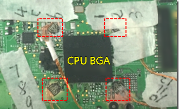 BGA錫裂，使用應(yīng)變片(Strain Gauge)量測(cè)電路板到底哪個(gè)環(huán)節(jié)產(chǎn)生較大變形量