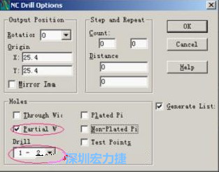 轉(zhuǎn)完Gerber后，接著還需轉(zhuǎn)鉆孔，通孔和盲、埋孔的轉(zhuǎn)法有所不同，轉(zhuǎn)通孔只須點(diǎn)擊Add，在彈出的窗口Document Name輸入文件名