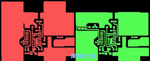 此操作可使文件中大部分的焊盤(pán)輸出后仍為焊盤(pán)，不會(huì)成為線性焊盤(pán)，并且不會(huì)產(chǎn)生像下圖一樣的短路情況