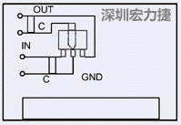 圖3：降壓電路的PCB設(shè)計(jì)示例。